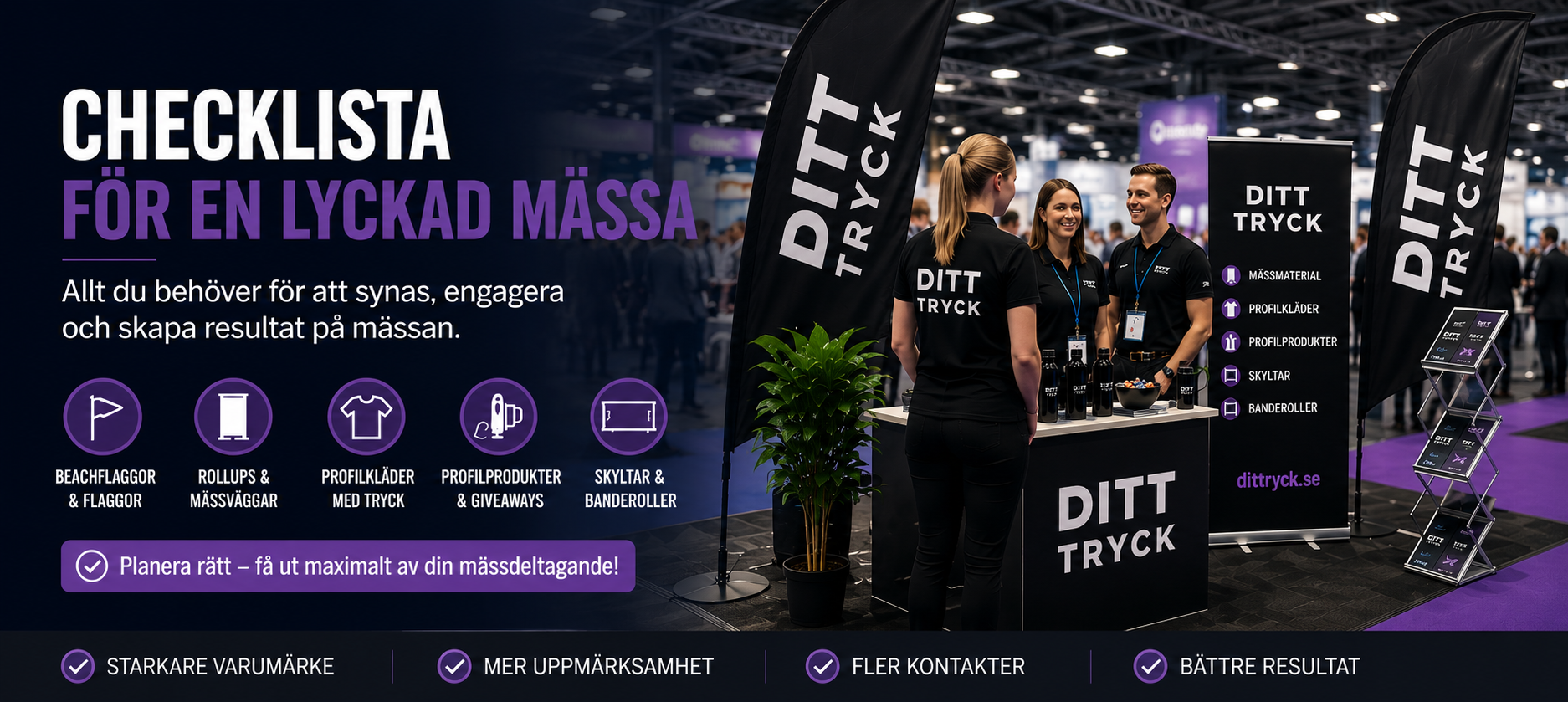 Checklista för en lyckad mässa